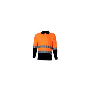 Polera Pique Manga Larga Alta Visibilidad