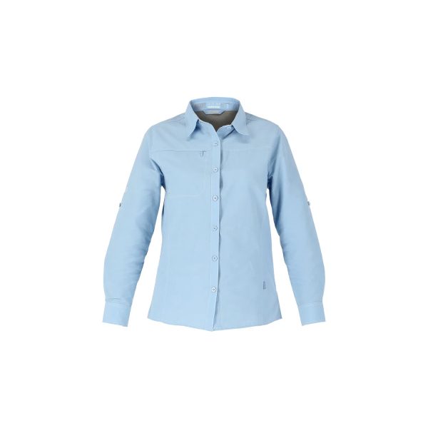 CAMISA DUCK DRY HW MUJER CELESTE