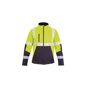 CHAQUETA SOFTSHELL HW OKLAN AMARILLO FLUOR