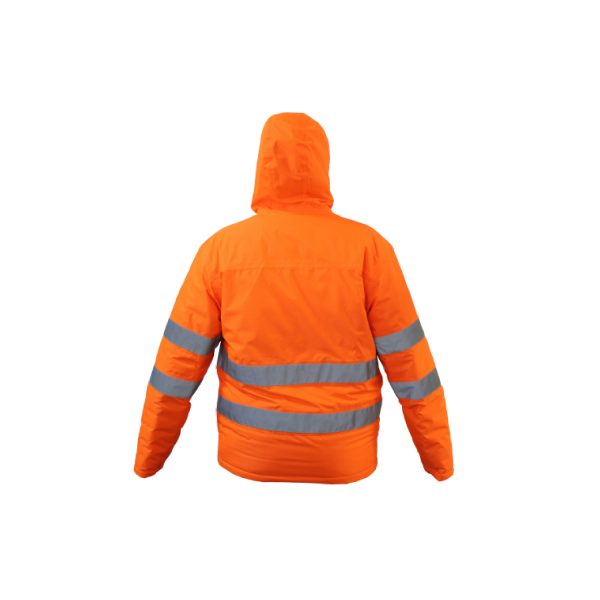 PARKA HW COCHAMO POLARIS REVERSIBLE NEGRA NARANJO CCINTA - Imagen 2