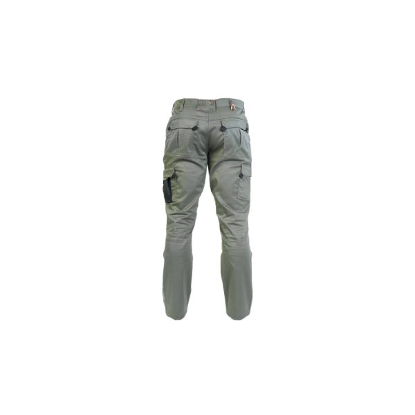 PANTALON CARGO HW DAKOTA SPANDEX VERDE OLIVA - Imagen 2
