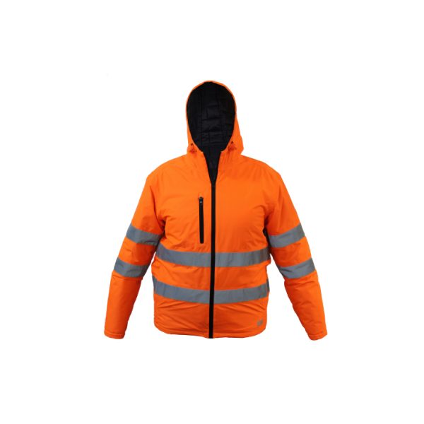 PARKA HW COCHAMO POLARIS REVERSIBLE NEGRA NARANJO CCINTA
