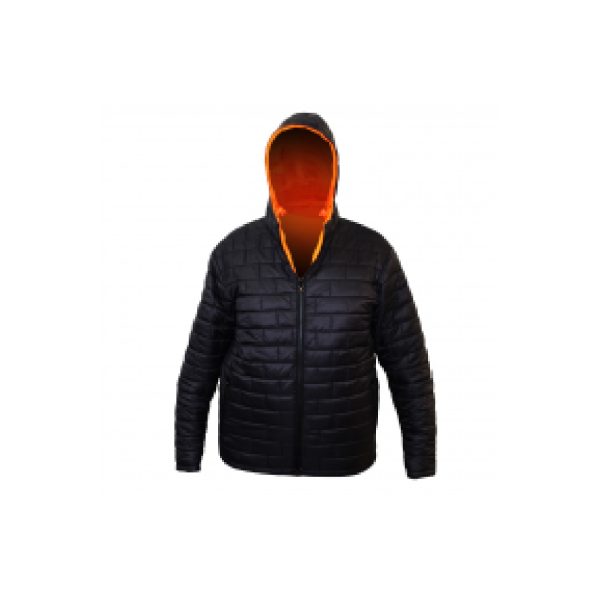 PARKA HW COCHAMO POLARIS REVERSIBLE NEGRA NARANJO CCINTA - Imagen 4
